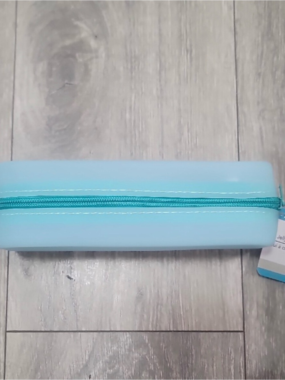 Light Blue Silicone Zip Pouch - Home Accents